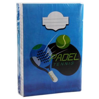 Picture of كشكول مسطر ورق أبيض شكل padel 100 ورقة – اكسترا لاين بندة 6